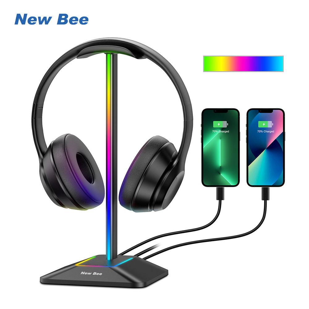 Gaming Console Desk - 新しい Bee Z8 RGB ヘッドフォンスタンドホルダー 2