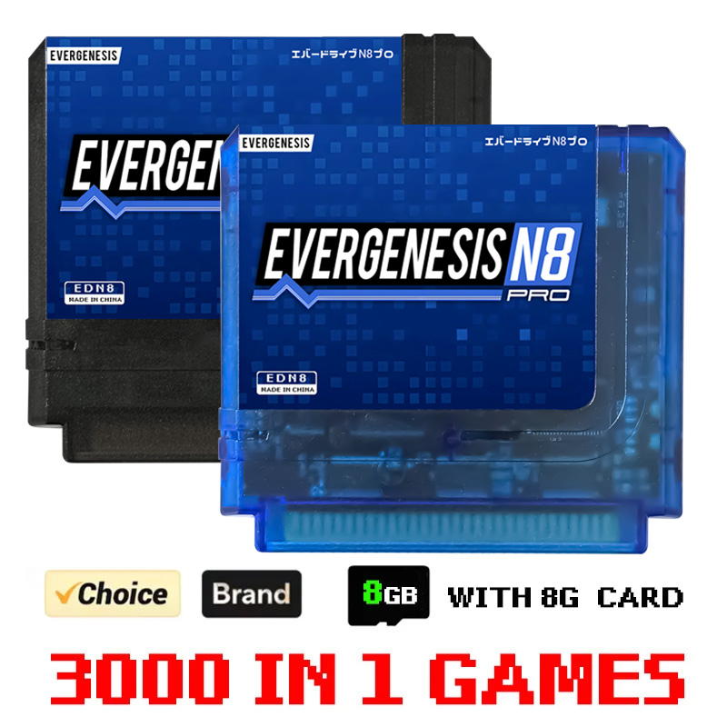 Gaming Console Vintage - 3000 in 1ゲームカード ED N8 Proゲームカートリッジ