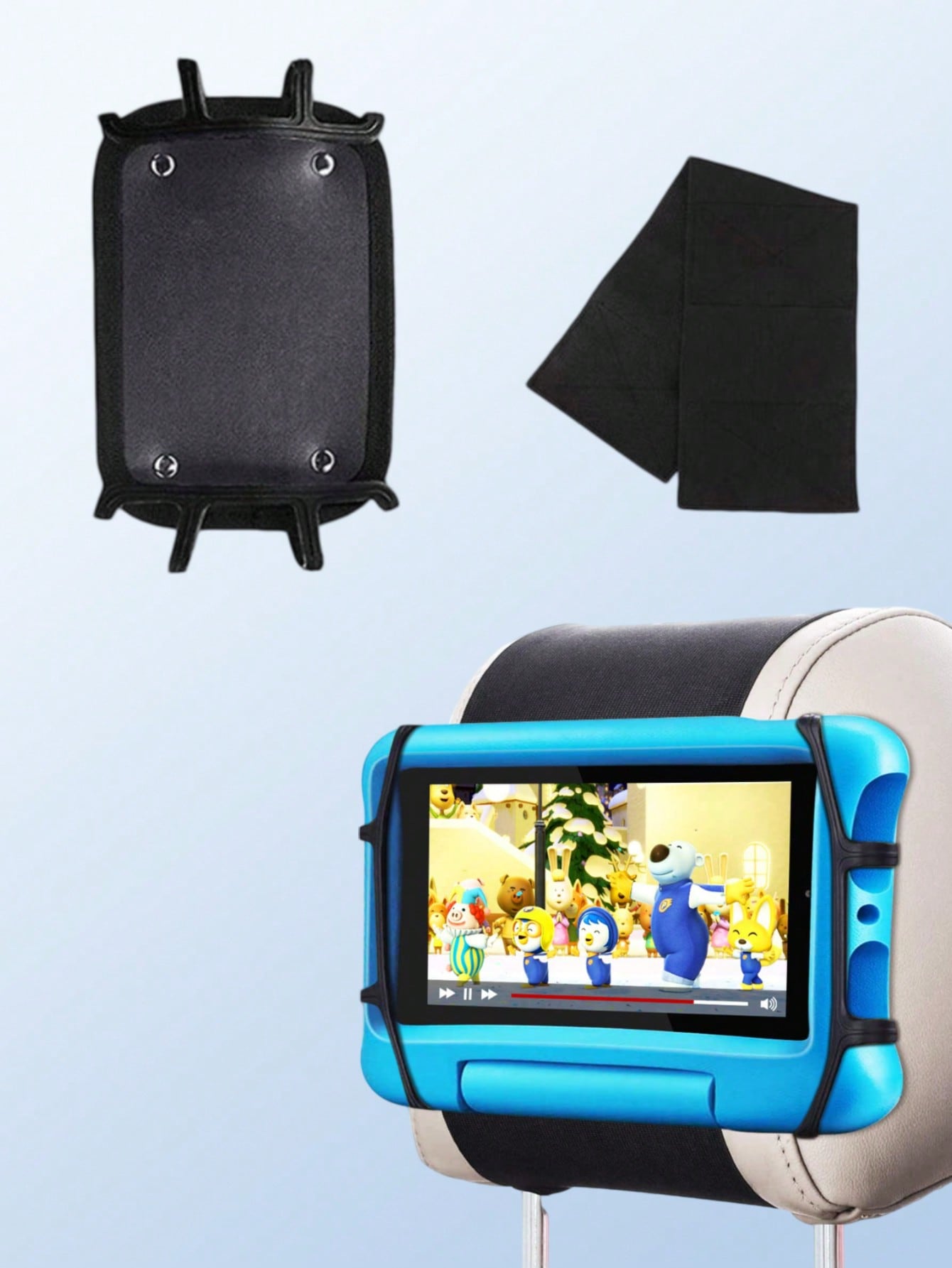 Gaming Console Ipad - 車用ヘッドレストタブレットホルダー – 360 ° 回転式、7～13インチのiPad、Kindle Fire、Androidタブレット、携帯ゲーム機に対応