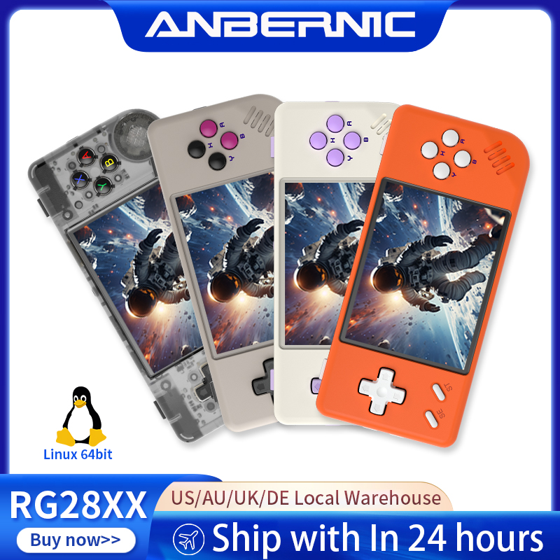 Gaming Console Sale - ANBERNIC RG28XX レトロハンドヘルドゲーム機 Linux 64ビット 3100mAh