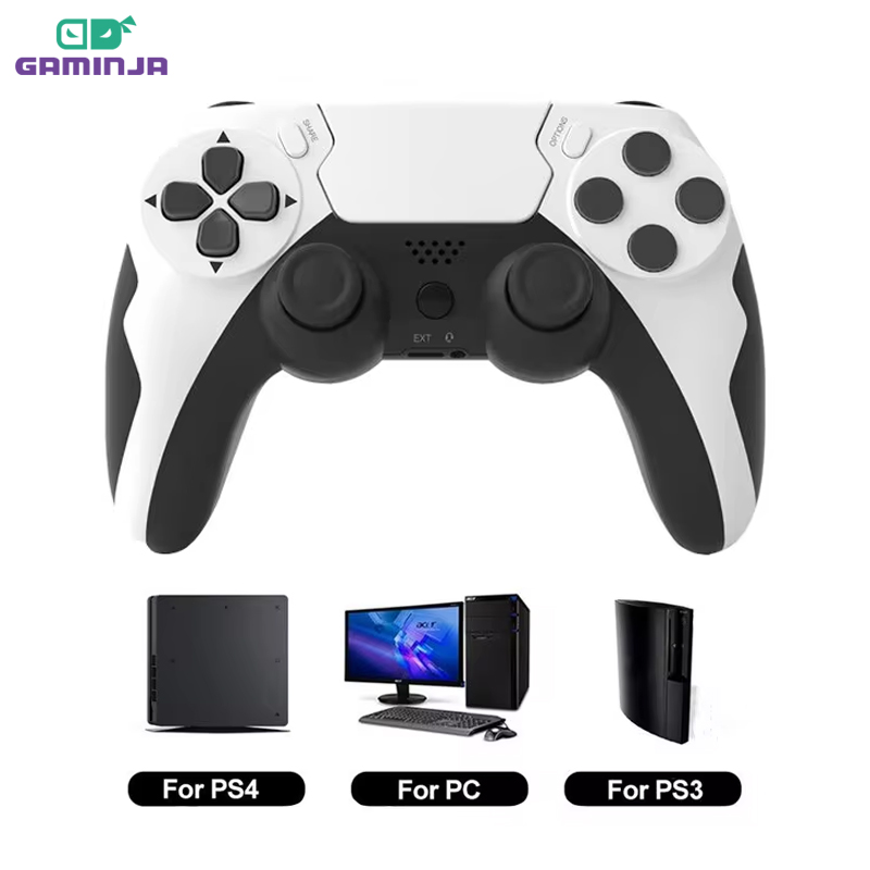 Gaming Console Ps3 - Gaminja-6軸ジャイロスコープを備えたワイヤレスゲームパッド,ps4 ps3用のゲームコントローラー,コンソール,7,8,10,デュアルバイブレーション,PCジョイスティック,p48