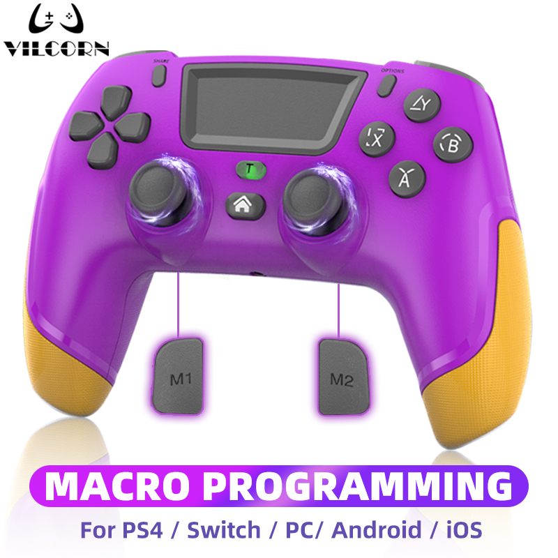 Gaming Console Ps3 - ワイヤレスゲーミングコントローラー PC用 マクロプログラマブルゲームパッド PS4/PS3コンソール Android携帯電話 Steamゲーム