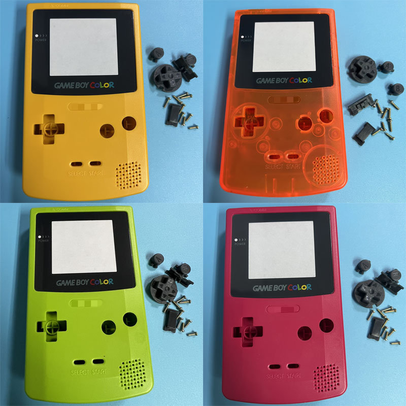 Gaming Console Vintage - ゲームボーイカラーシェル Gbc 交換用シェル 限定版 発光ゲーム周辺機器 レトロゲーム機用アクセサリー