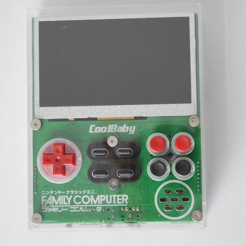 Gaming Console Vintage - Coolbaby x7-ポータブルビデオゲームコンソール,8ビット,3.5インチ,統合された60ピンカートリッジ