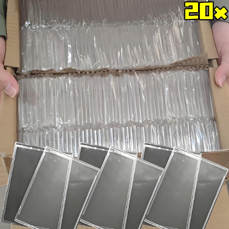 Gaming Card Holder - PVC防水透明カードホルダー 透明カードホルダー KPOPアイドル写真 スナップタイプ ゲームスポーツトレーディングカードオーガナイザー