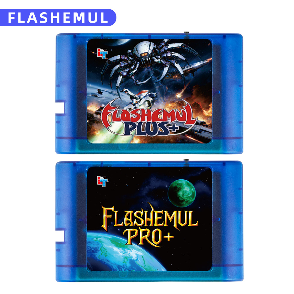 Gaming Console Genesis - FLASHEMUL EDMD V1 Pro カート MD