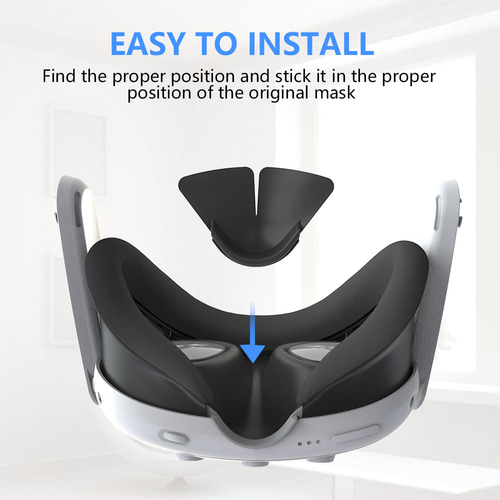 シリコーン遮光遮光浸漬ノーズレストメタクエスト 3 ノーズブ - Vr Lens Protector のレビューと価格