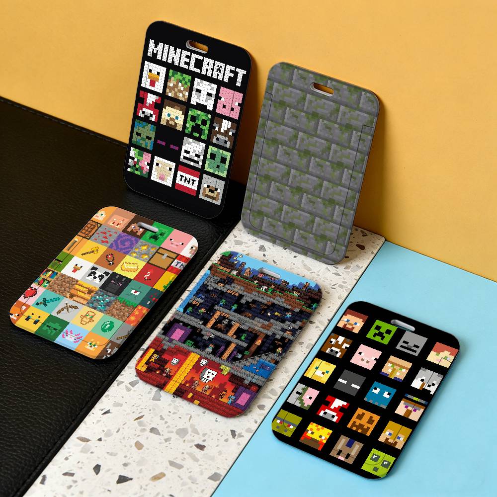 クラシックゲームM-Minecraft-ES透明カードホルダ - Gaming Console With Minecraft のレビューと価格