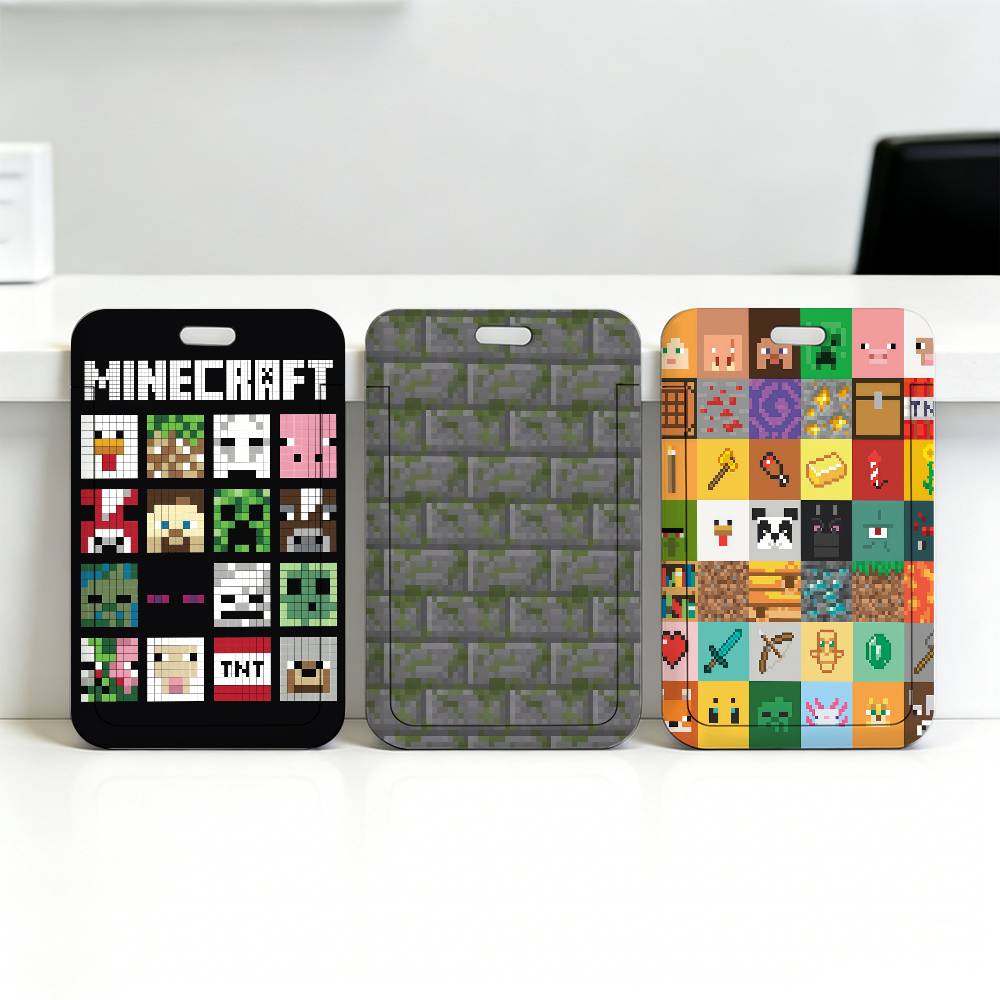 クラシックゲームM-Minecraft-ES透明カードホルダ - Gaming Console With Minecraft のレビューと価格