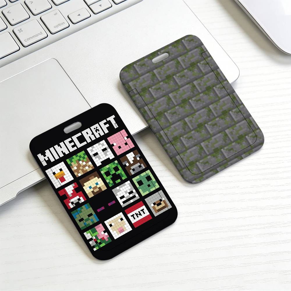 クラシックゲームM-Minecraft-ES透明カードホルダ - Gaming Console With Minecraft のレビューと価格