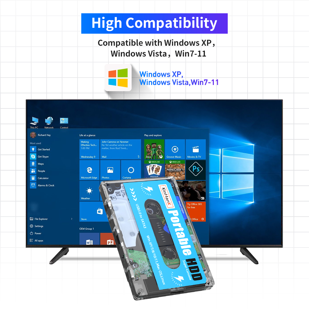 KINHANK 500 グラムゲーム HDD スーパーコンソ - Gaming Console Os のレビューと価格