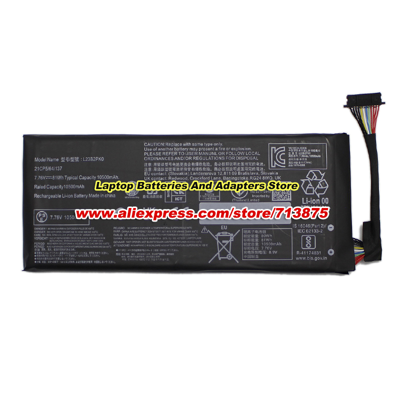 81Wh L23B2PK0 バッテリー 7.76V 1050 - Gaming Console Lenovo のレビューと価格