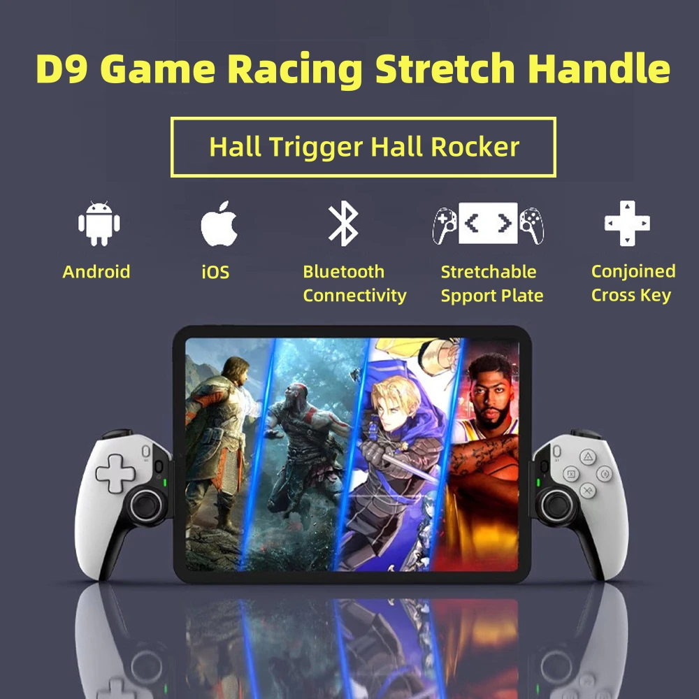 D9 タブレットコントローラーワイヤレスハンドルスイッチゲー - Gaming Console Ipad のレビューと価格