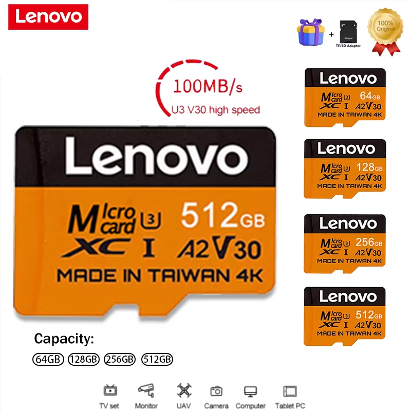 レノボ セキュア 512GB SDカード マイクロTF SD - Gaming Console Lenovo のレビューと価格