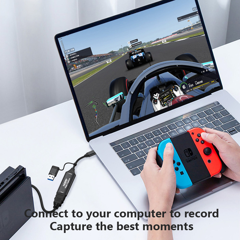4K 2in1 USB 2.0 ビデオキャプチャカード US - Gaming Console Ipad のレビューと価格