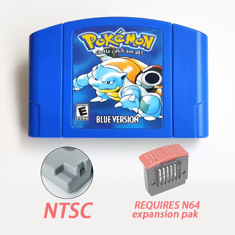 アメリカ版 NTSC 英語版 ポケモン ブルー N64 レト - Gaming Console Vintage のレビューと価格
