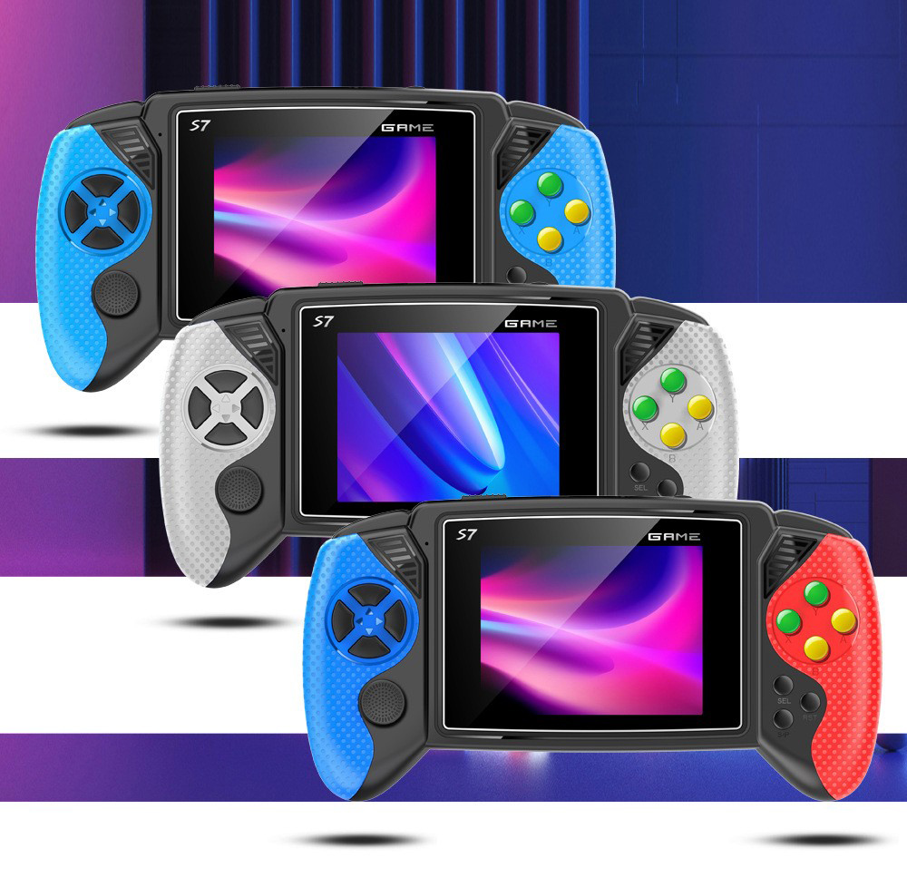 S7 レトロハンドヘルドゲーム機 3.5インチ液晶画面 62 - Gaming Console Chinese のレビューと価格