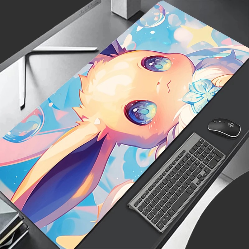 P-ポケモン イーブイ アニメ ゲーミングマウスパッド、拡張 - Gaming Console Desk のレビューと価格