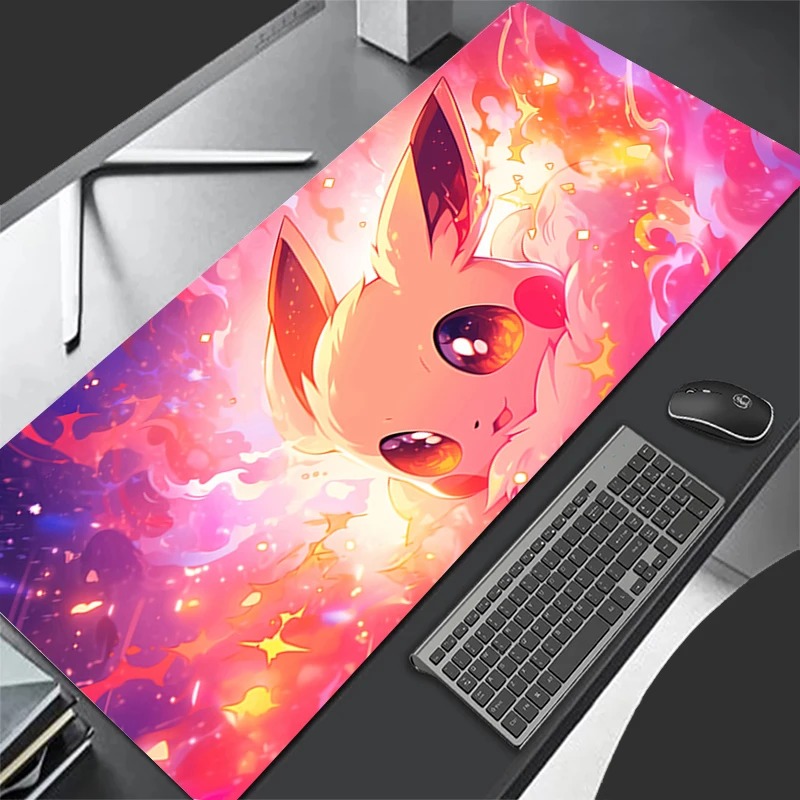 P-ポケモン イーブイ アニメ ゲーミングマウスパッド、拡張 - Gaming Console Desk のレビューと価格