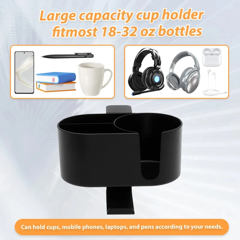 4 in 1デスクカップホルダー、ヘッドホンハンガー、ユニバ - Gaming Console Desk のレビューと価格