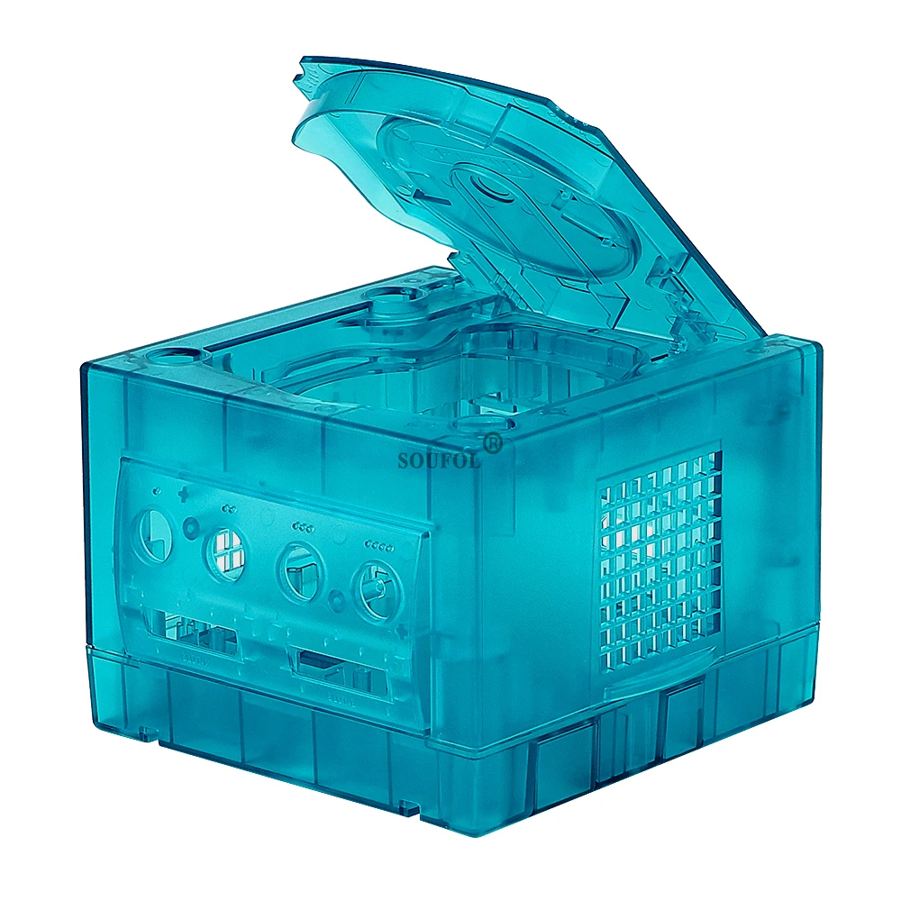 アイスブルー交換ケースゲームキューブシェル透明ハウジングシェ - Gaming Console Vintage のレビューと価格