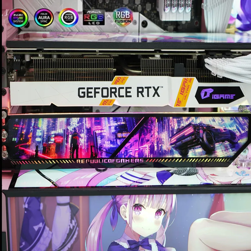 Argb-カスタマイズされたグラフィックカードホルダーrtx - Gaming Card Holder のレビューと価格