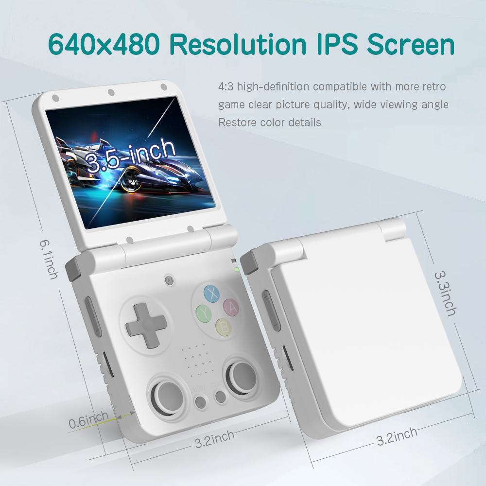 MIYOO FLIP V2 携帯ゲーム機 3.5インチIPS - Gaming Console Os のレビューと価格