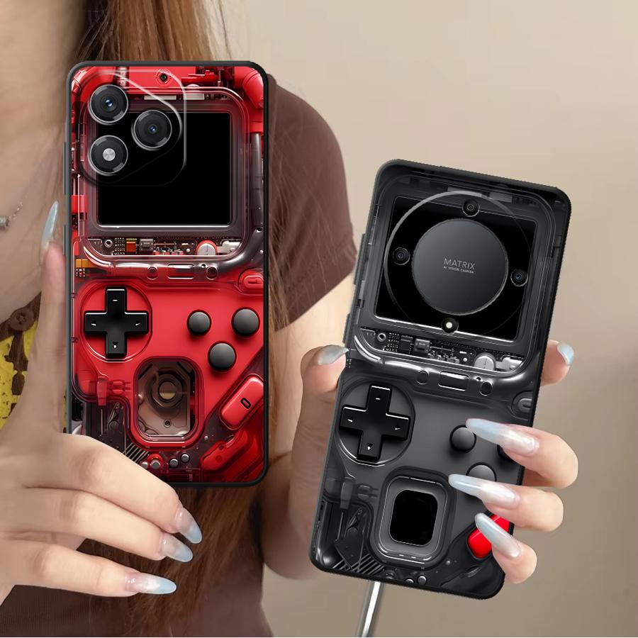 レトロなゲーム機風ケース Honor X7 70 X5b X - Gaming Console Vintage のレビューと価格