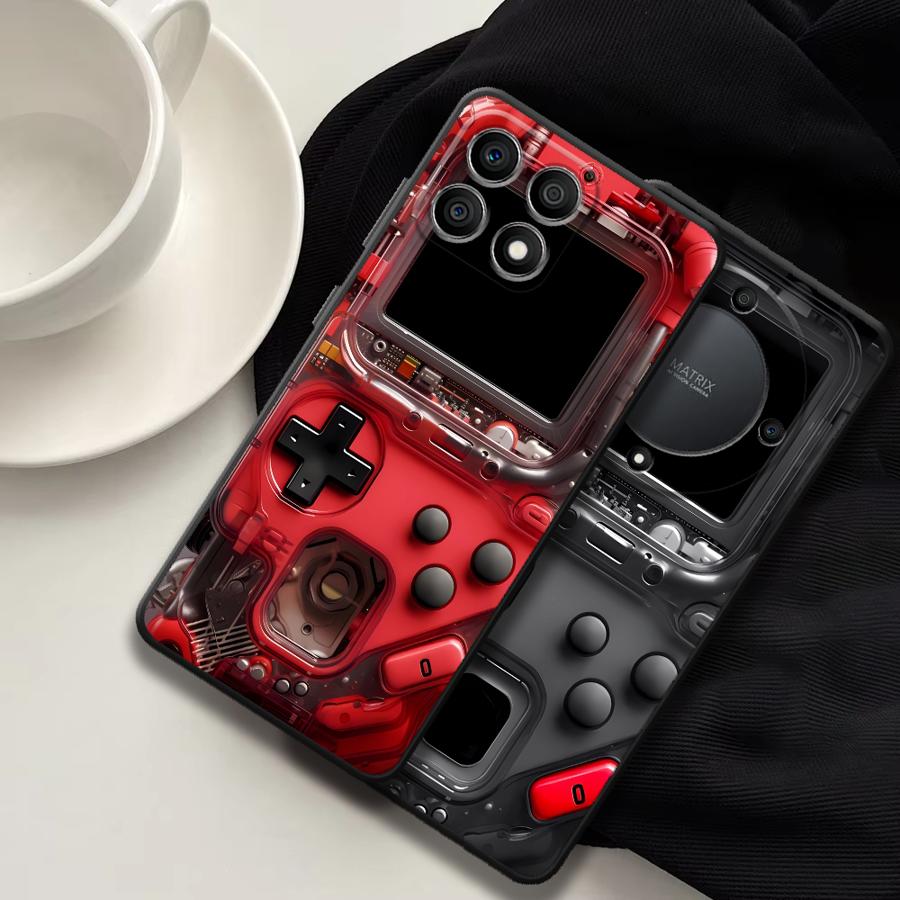 レトロなゲーム機風ケース Honor X7 70 X5b X - Gaming Console Vintage のレビューと価格