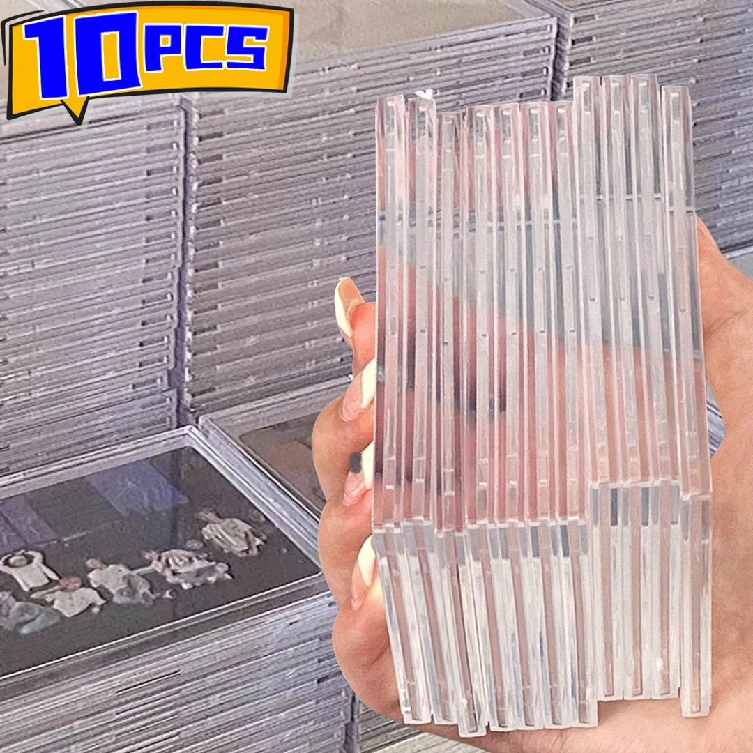 透明アクリルカードホルダー スナップ式 ゲームスポーツトレー - Gaming Card Holder のレビューと価格