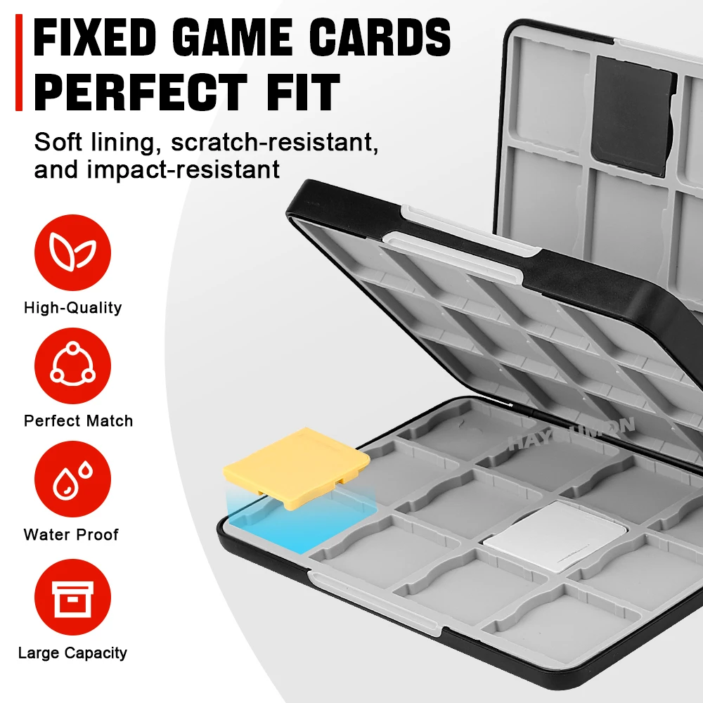 48 in 1 ゲームカード収納ケース 大容量ゲームカートリ - Gaming Card Holder のレビューと価格