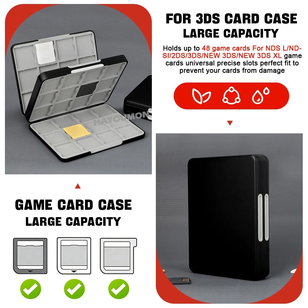 48 in 1 ゲームカード収納ケース 大容量ゲームカートリ - Gaming Card Holder のレビューと価格