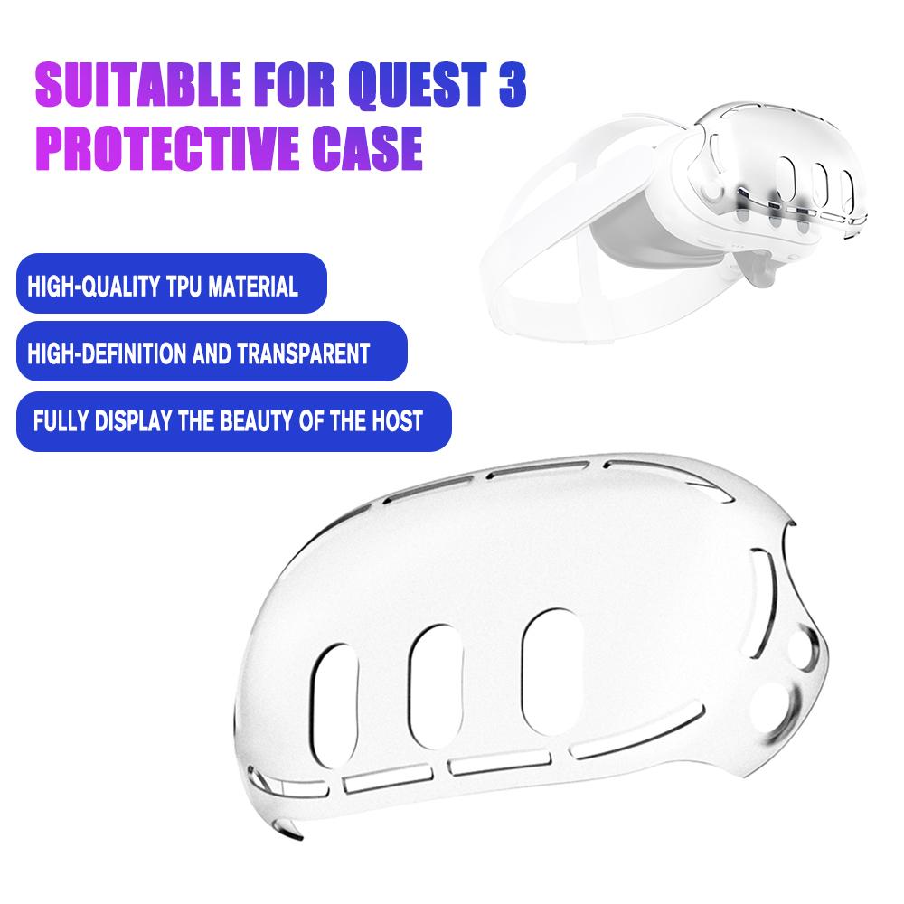 Oculus Quest 3用の透明なフロントカバー,ホスト - Vr Lens Protector のレビューと価格