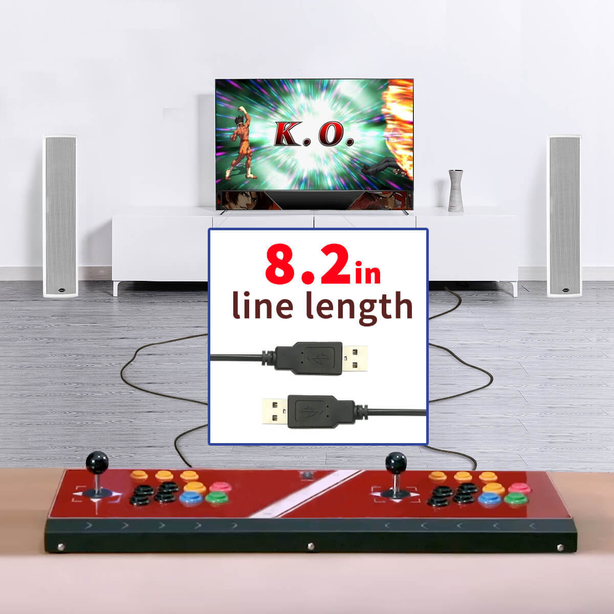 ダブルアーケードスティック、複数のゲームプラットフォームコン - Console Gaming Hand のレビューと価格