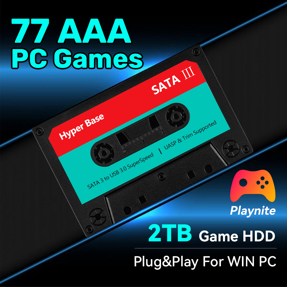 2TBゲームハードドライブ、77種類のAAAゲーム搭載、プラ - Gaming Console Chinese のレビューと価格
