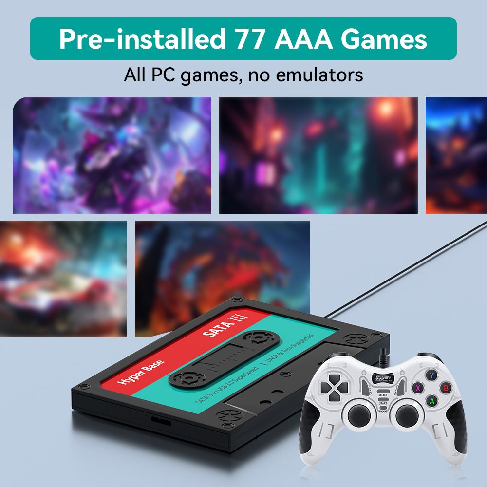 2TBゲームハードドライブ、77種類のAAAゲーム搭載、プラ - Gaming Console Chinese のレビューと価格