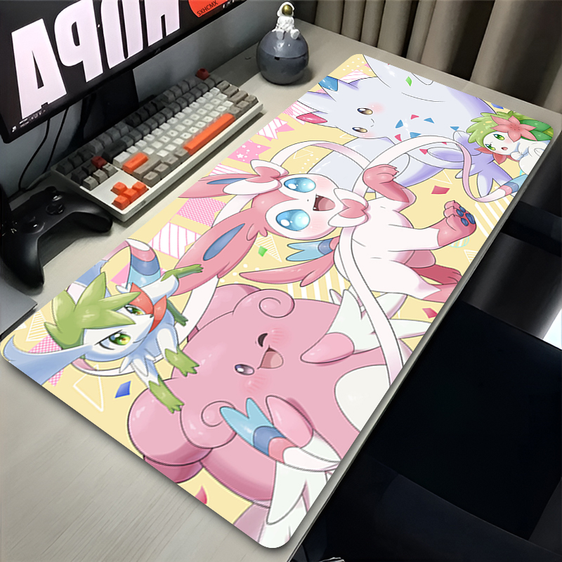 大型ピンクかわいいマウスパッド XXL ゲームコンピュータア - Gaming Console Desk のレビューと価格