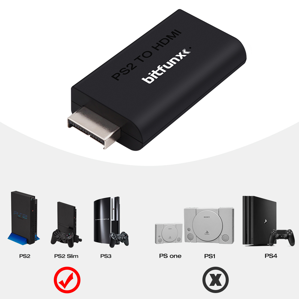 BitFunx PS2 YPBPR to HDMI変換アダプ - Gaming Console Ps3 のレビューと価格