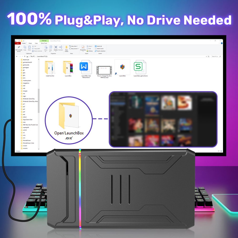 Launchbox OS 3T ゲーミングHDD (Swit - Gaming Console Os のレビューと価格