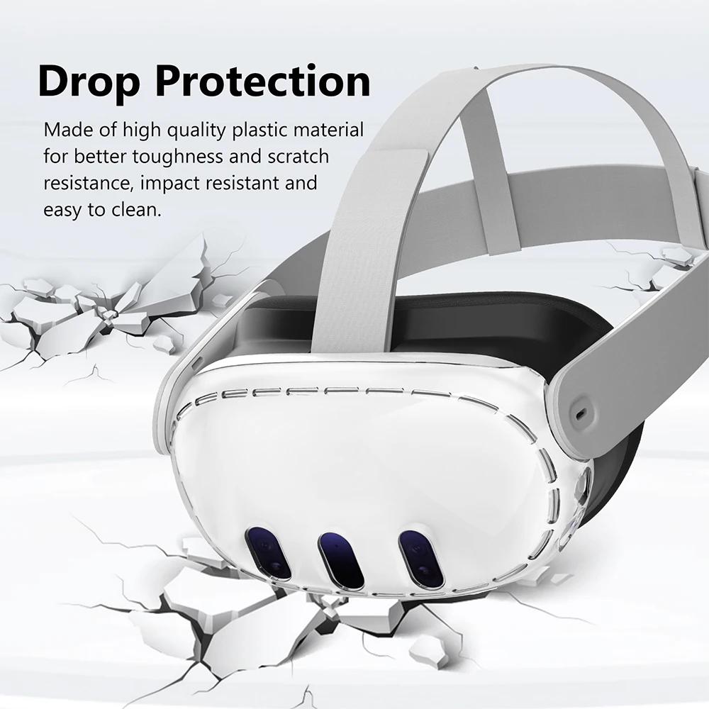 メタクエスト 3 アクセサリー用透明シェルケース、VR ヘッ - Vr Lens Protector のレビューと価格