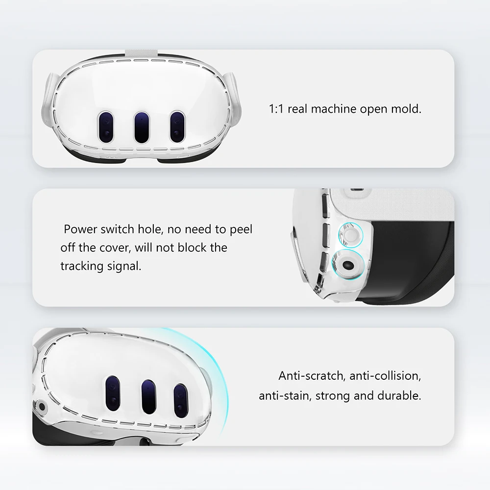 メタクエスト 3 アクセサリー用透明シェルケース、VR ヘッ - Vr Lens Protector のレビューと価格
