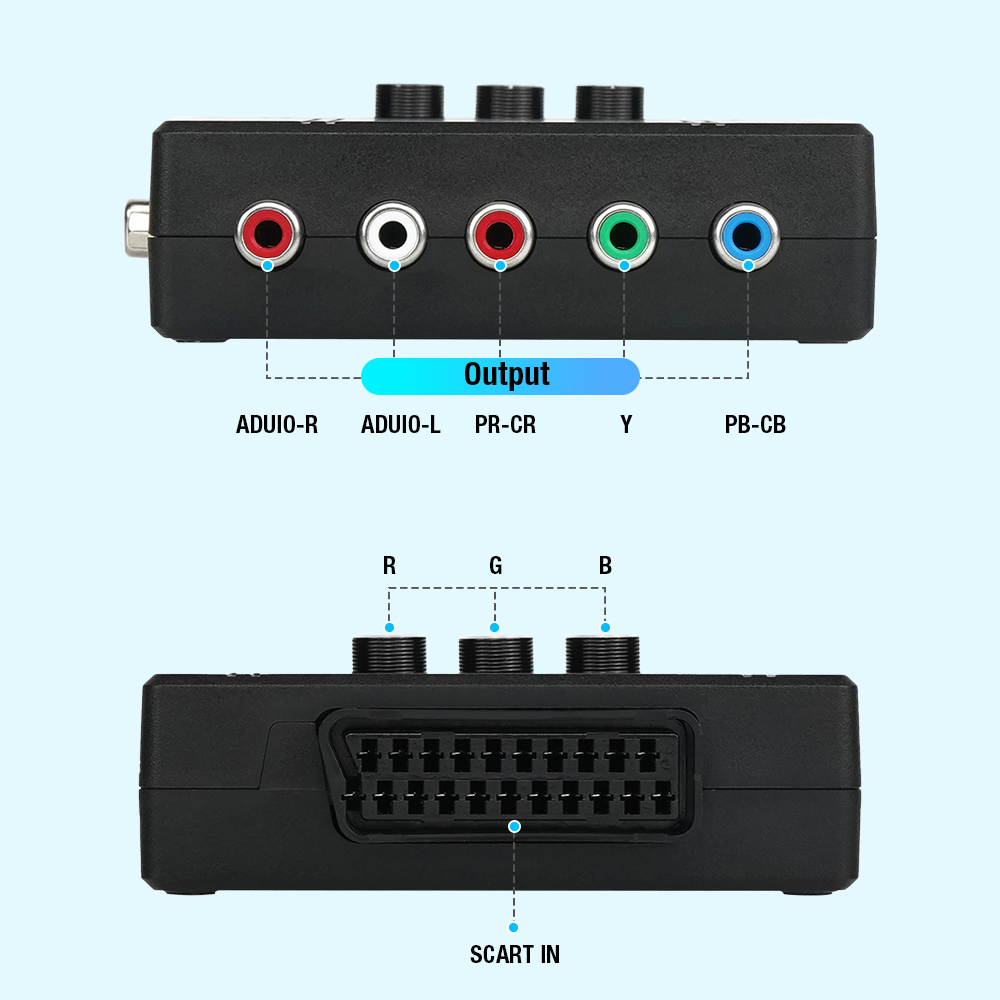RGBS VGA - YPBPRコンポーネントコンバーター  - Gaming Console Vintage のレビューと価格