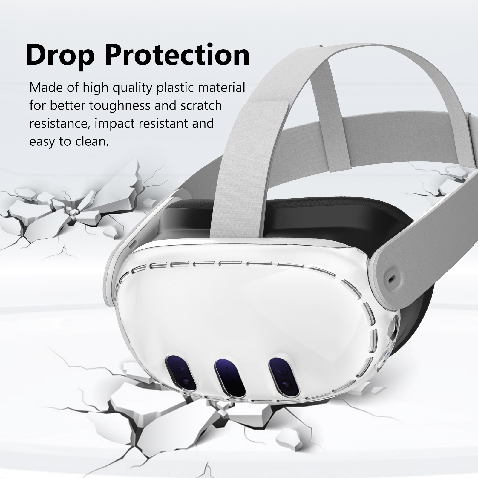 透明ヘルメット保護ケース,引っかき傷防止,Oculus Qu - Vr Lens Protector のレビューと価格